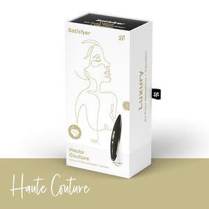 Satisfyer Haute Couture 奢華黑金吸吮陰蒂震動器
