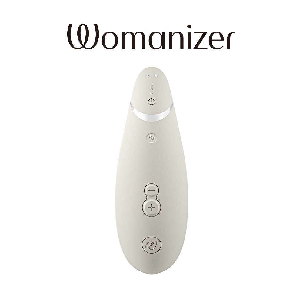 德國 Womanizer Premium 2 吸吮愉悅器 (白灰)