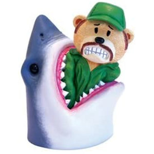 壞壞熊Bad Taste Bear 風潮再起 全熊亂演之大白鯊 芬恩｜泰迪熊創意設計 玩具公仔｜超過200種可以收集 收藏品